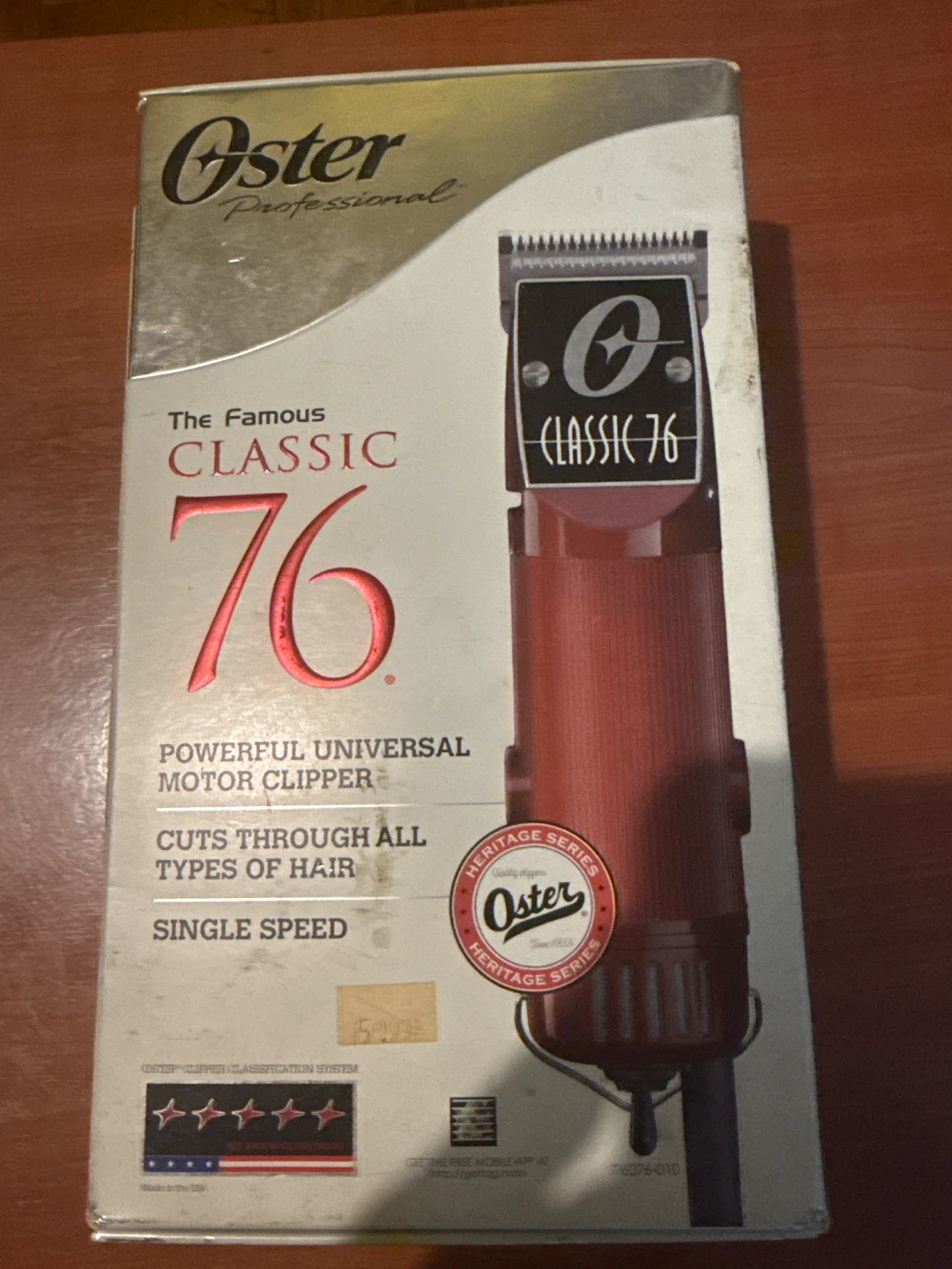 Oster classic 76 motor clippers