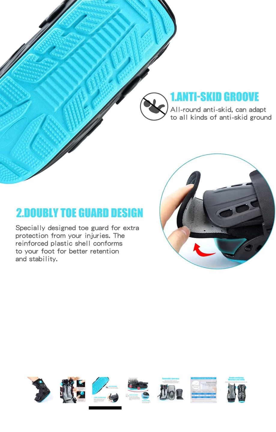 Medical Inflatable Walking Boot: Sprained Ankle, Foot Pain, etc - photo 4