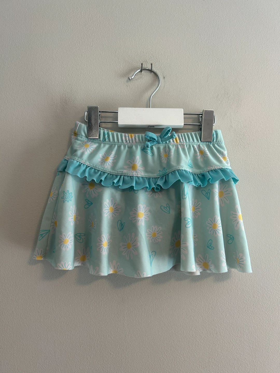 USkinz Swim Skirt Size 4T Daisy Print