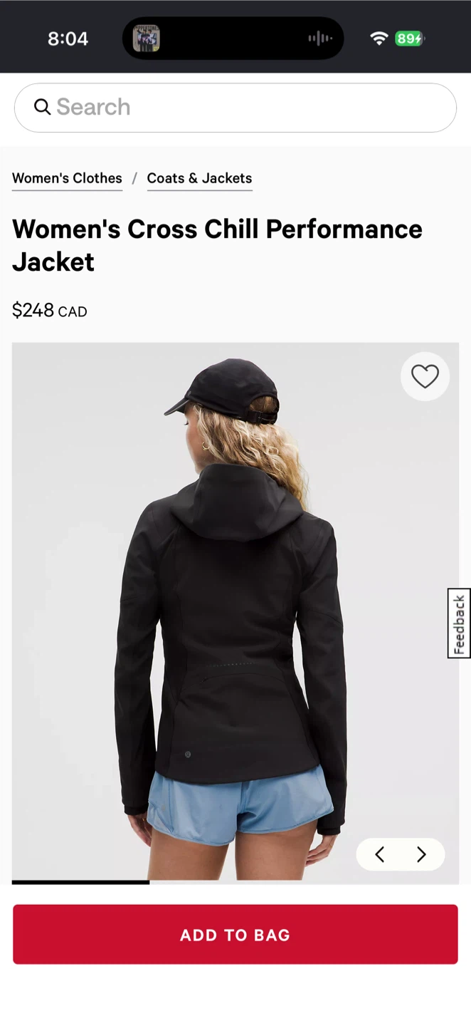 Lululemon Women's Cross Chill Performance Jacket - photo 3