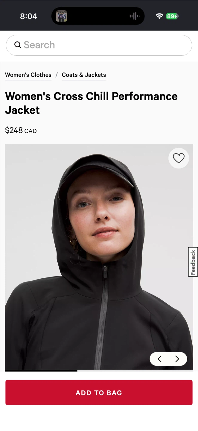 Lululemon Women's Cross Chill Performance Jacket - photo 4