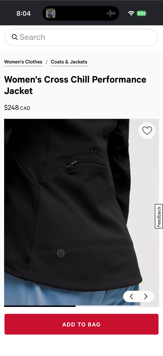 Lululemon Women's Cross Chill Performance Jacket - photo 5