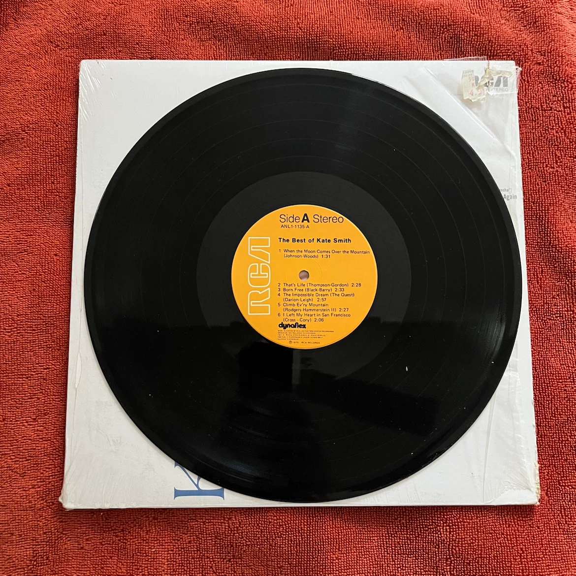 The Best of Kate Smith Vinyl Record - photo 2