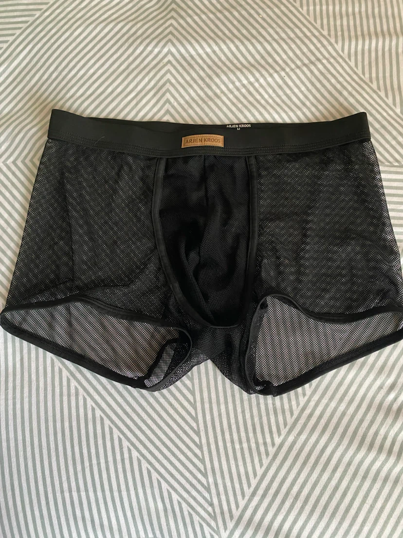 Arjen Kroos Men's Mesh Boxer Briefs - Black