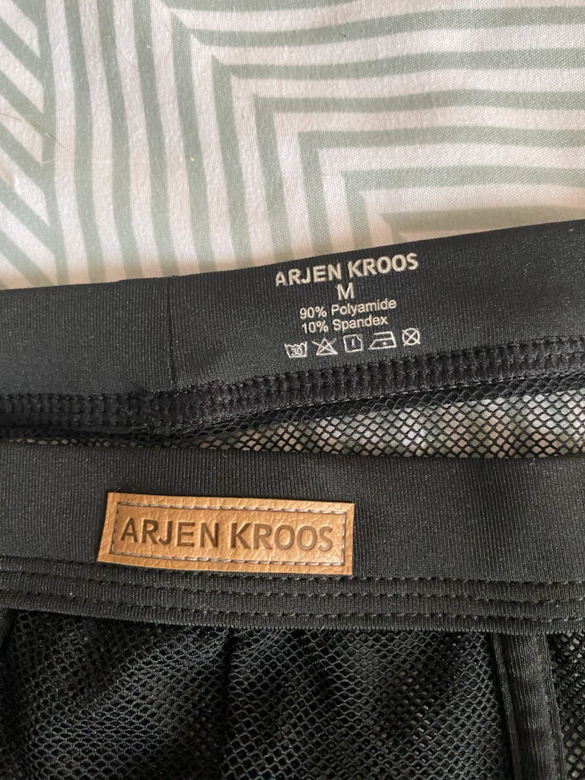 Arjen Kroos Men's Mesh Boxer Briefs - Black - photo 3