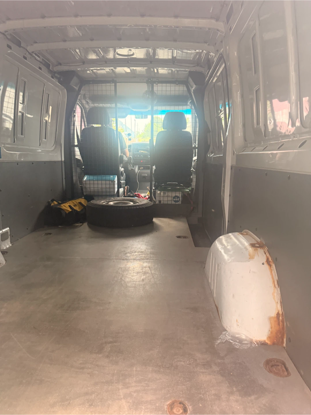 Used Cargo Van Interior