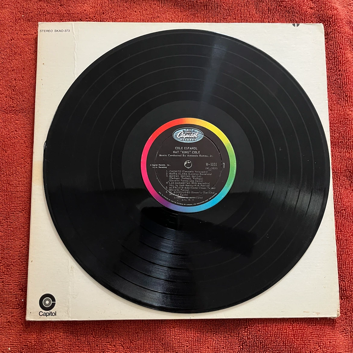 Nat King Cole's Greatest! Vinyl Record - photo 2