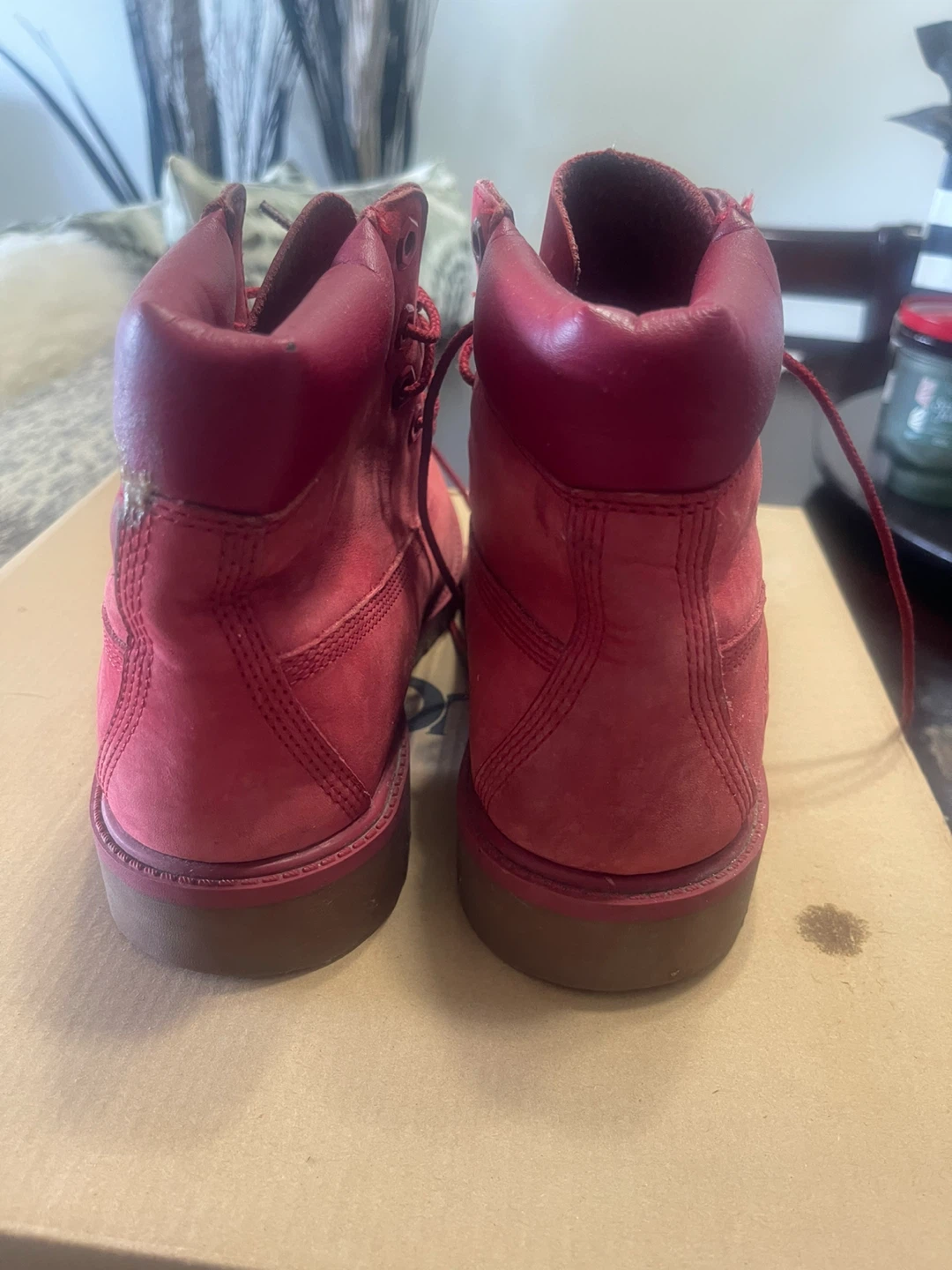 Red Timberland Boots - photo 3
