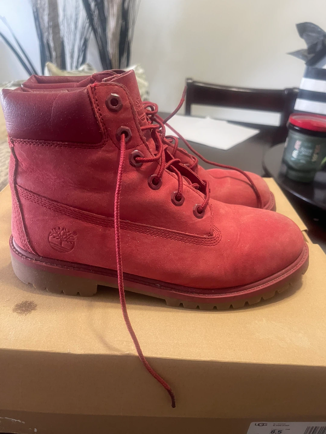 Red Timberland Boots - photo 2