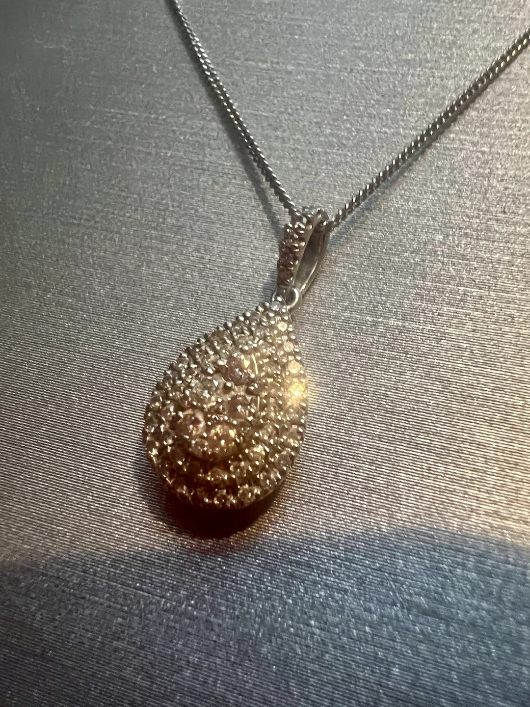 10 k diamond necklace
