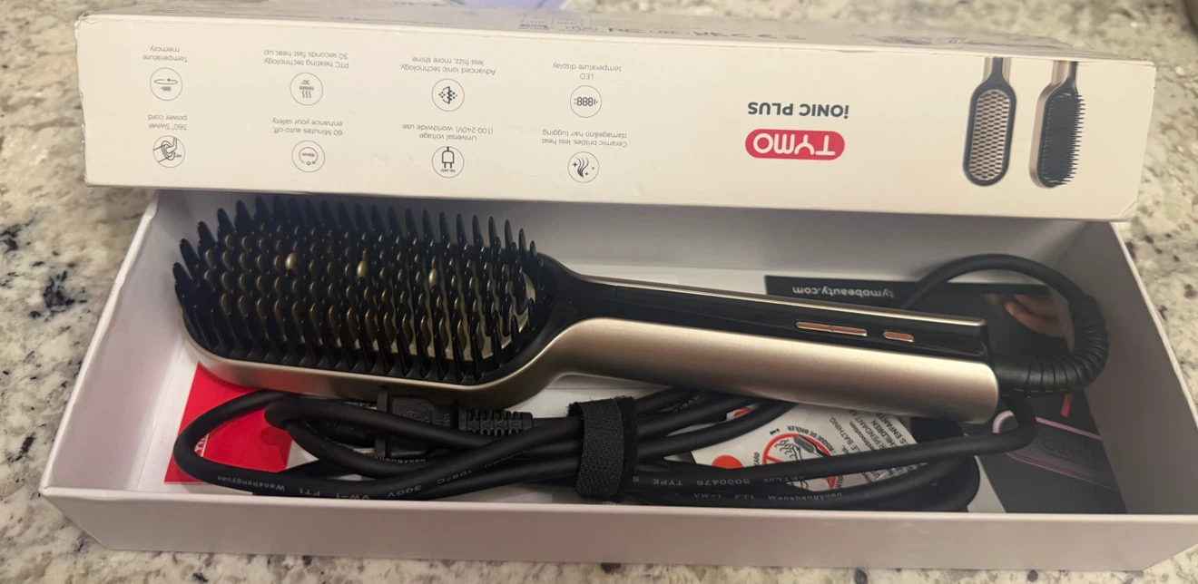 TYMO Ionic Plus Hair Straightening Brush
