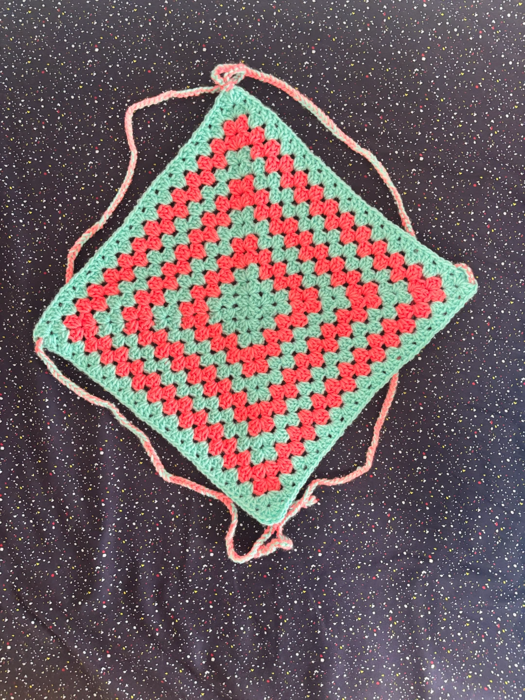 Crocheted Granny Square Top and Shorts - photo 2