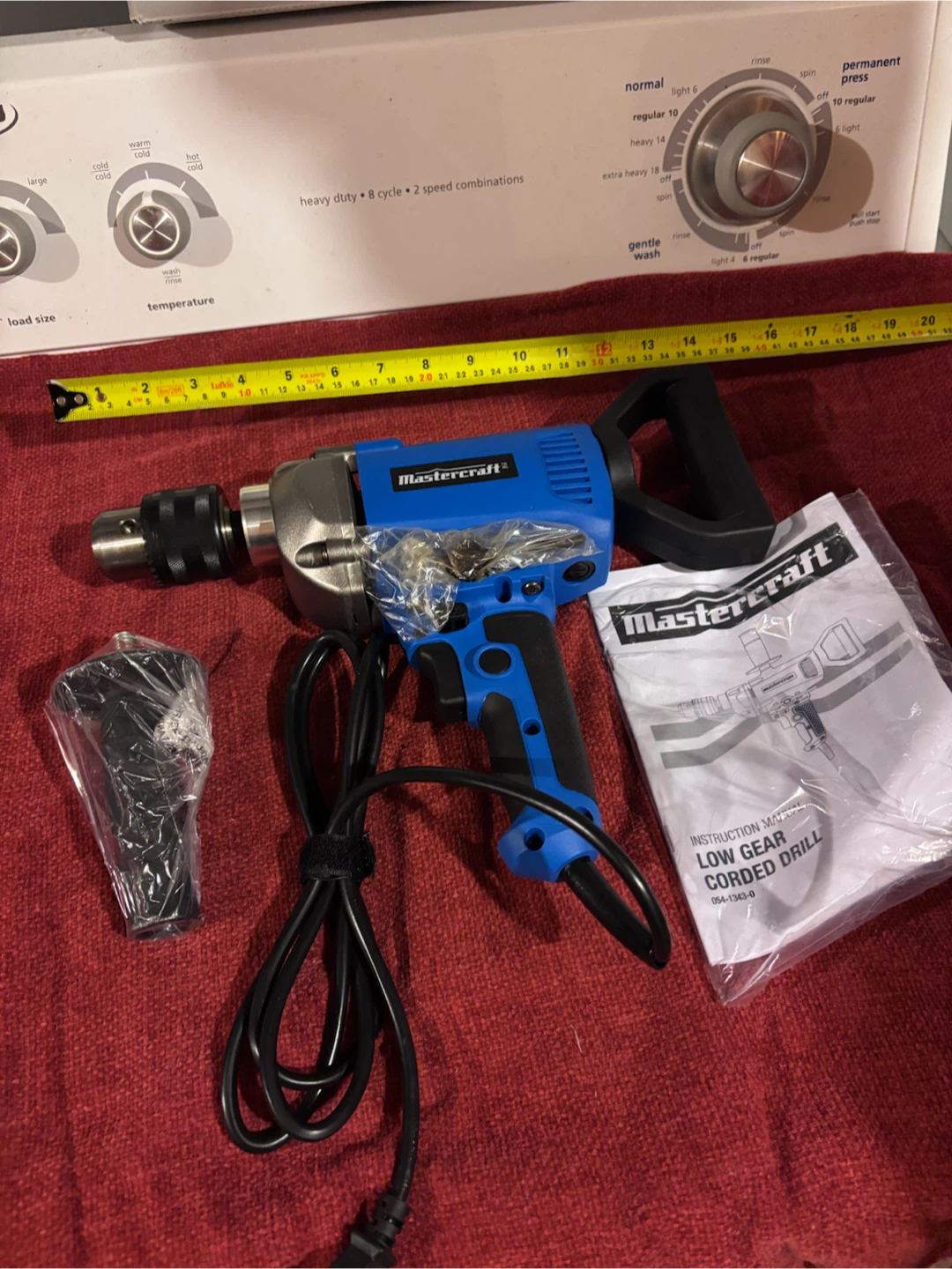Mastercraft Low Gear Corded Drill - photo 2