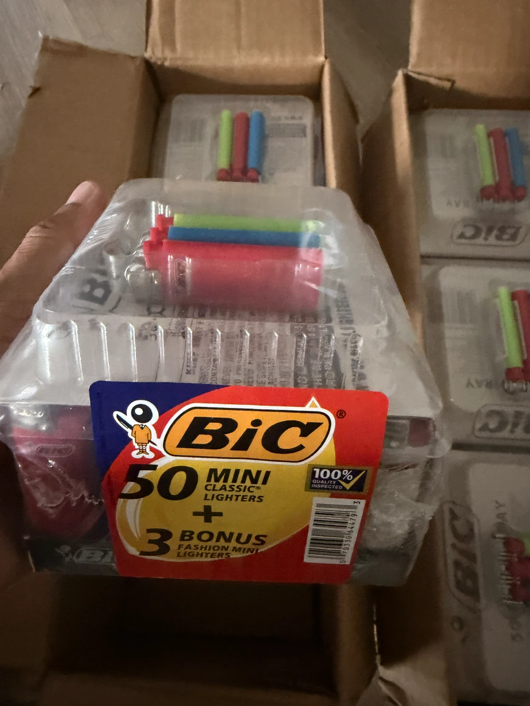 BIC 50 Mini Classic Lighters + 3 Bonus