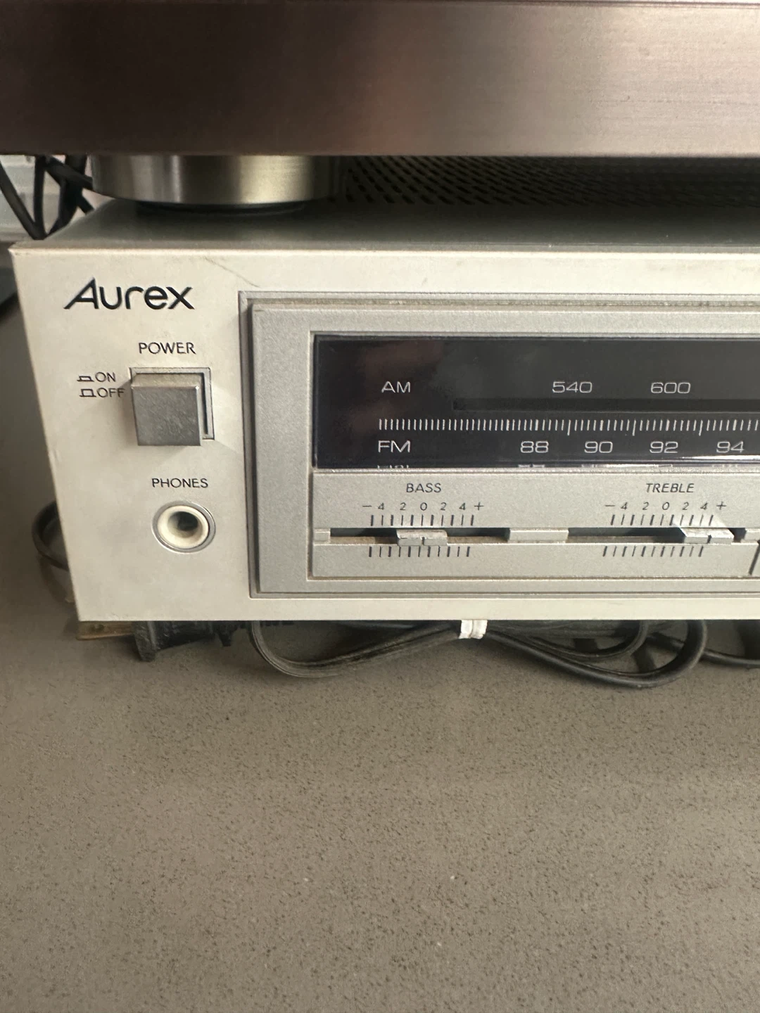 vintage stereo tuner receiver aurex toshiba yamaha audio gear - photo 3
