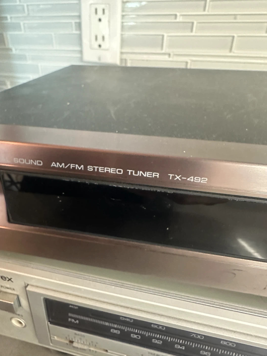 vintage stereo tuner receiver aurex toshiba yamaha audio gear - photo 4