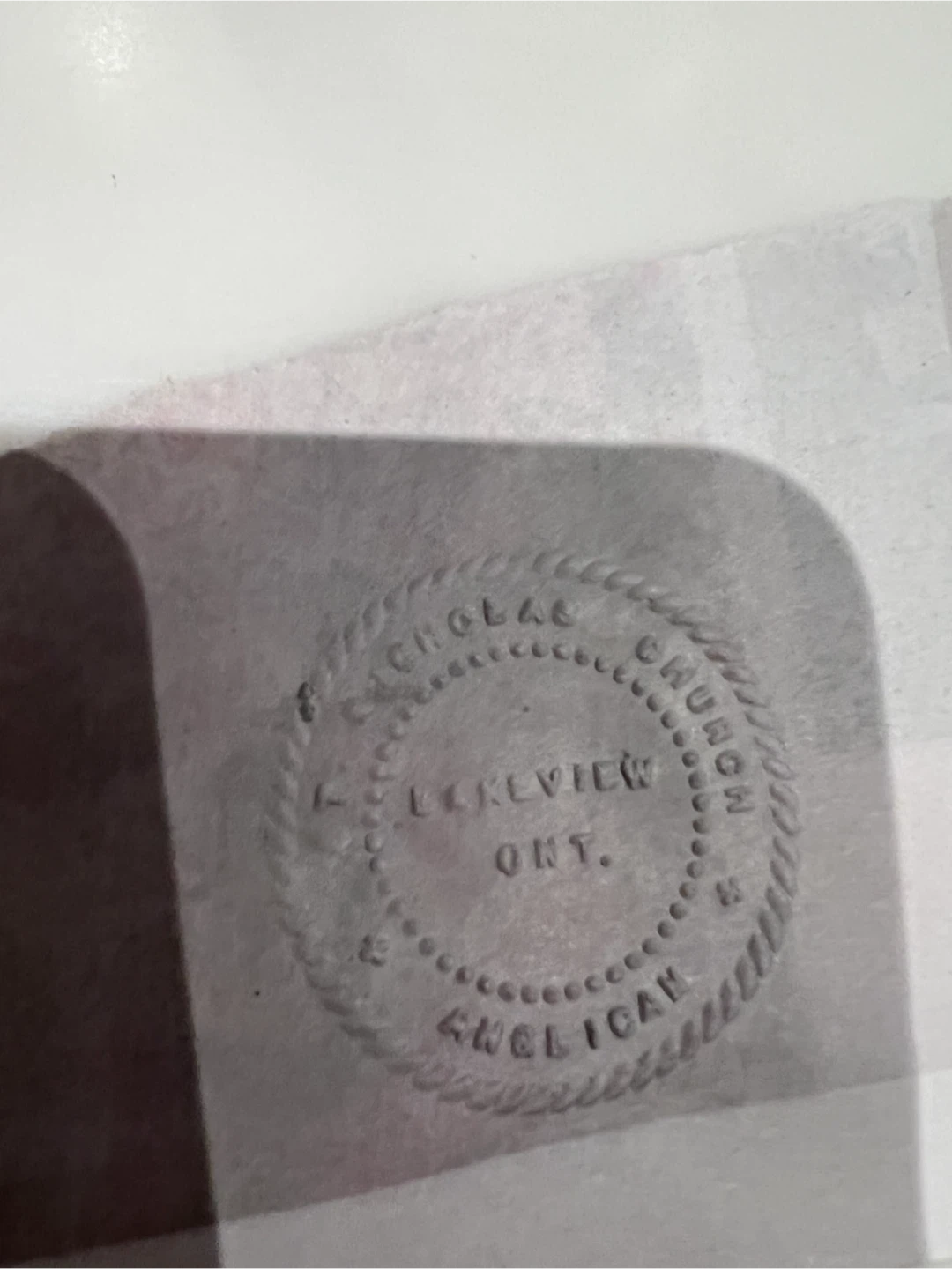 Vintage antique church corporate seal - photo 2