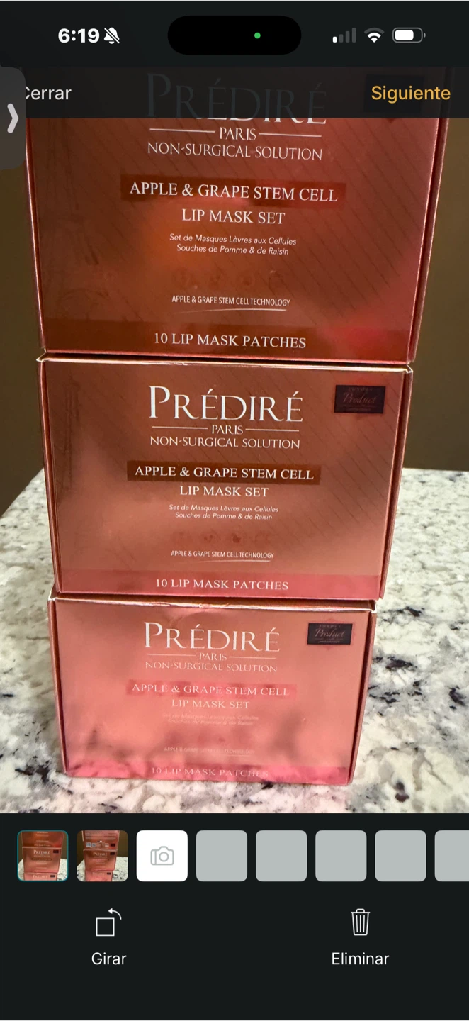 PRÉDIRÉ Paris Apple & Grape Stem Cell Lip Mask Set (3 Boxes)