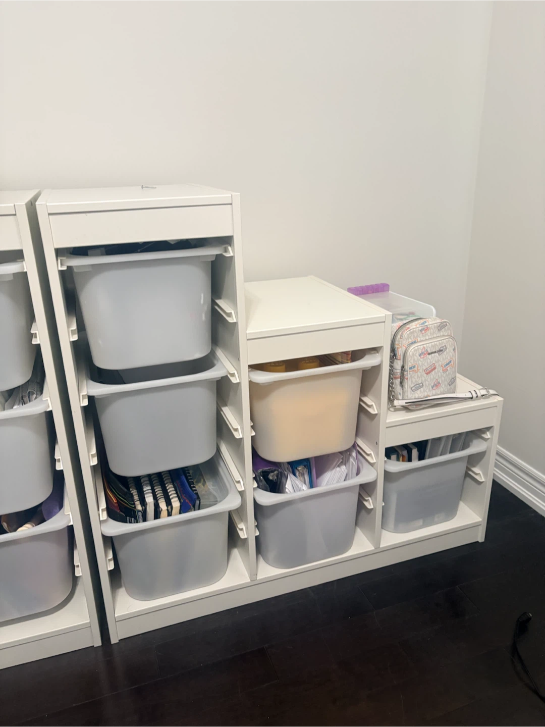 White Storage Unit with Drawers