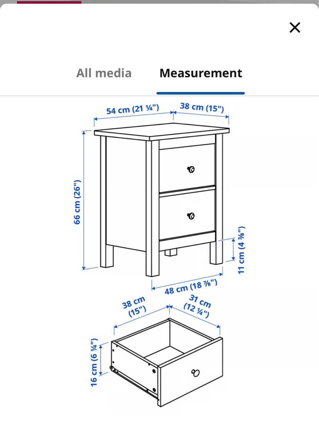IKEA night stand - photo 2