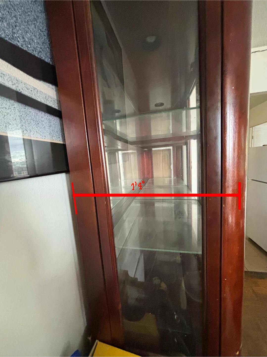 Solid Real Wood China Cabinet / Display Hutch 2Piece - photo 3