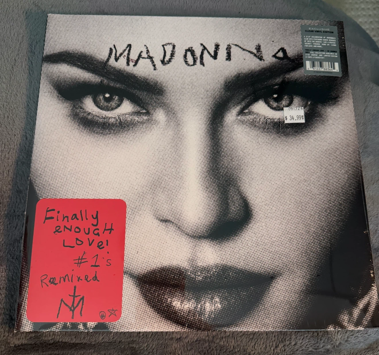 Madonna Finally Enough Love: 50 Number Ones 2-LP Vinyl