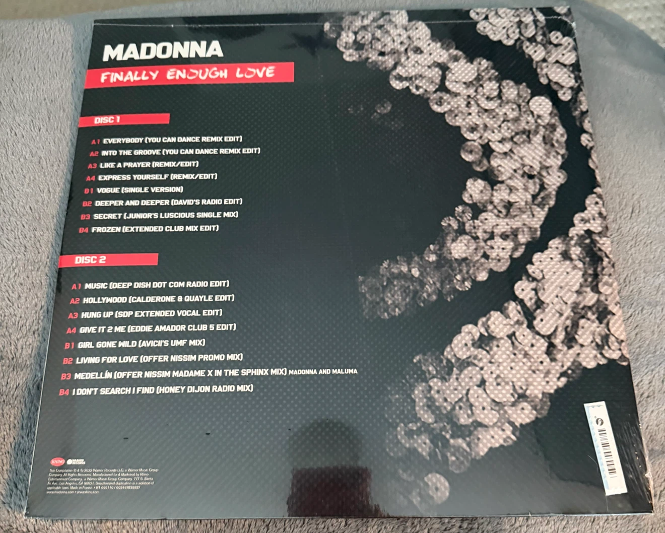 Madonna Finally Enough Love: 50 Number Ones 2-LP Vinyl - photo 2