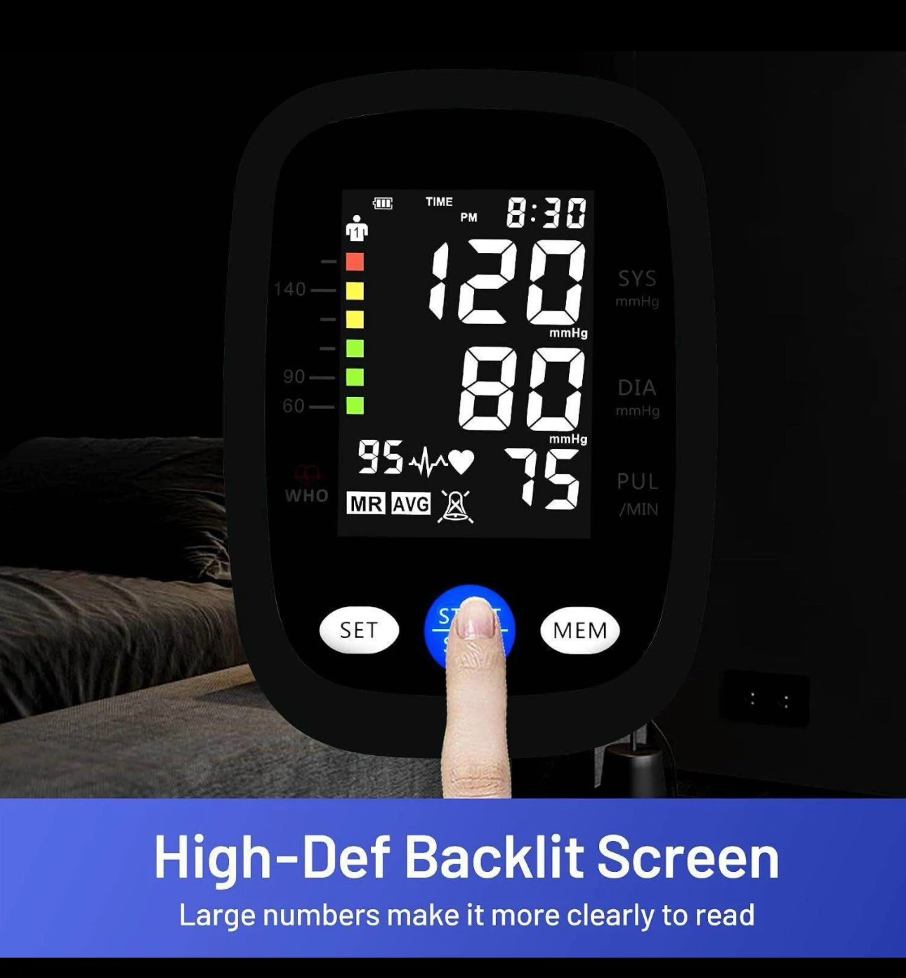Blood Pressure Monitor Automatic Upper Arm Machine - photo 3