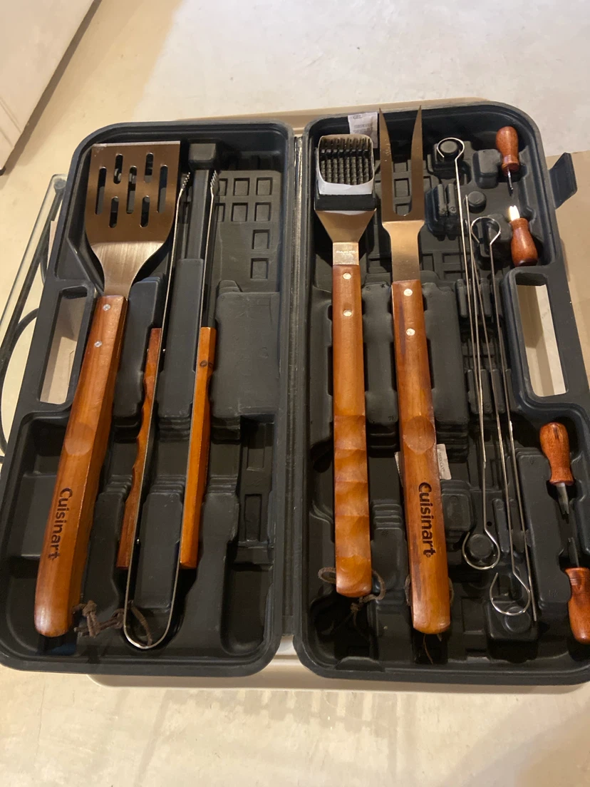 Cuisinart 13 Piece Wooden Handle Grill Set - photo 4