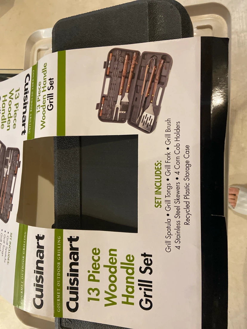 Cuisinart 13 Piece Wooden Handle Grill Set - photo 5
