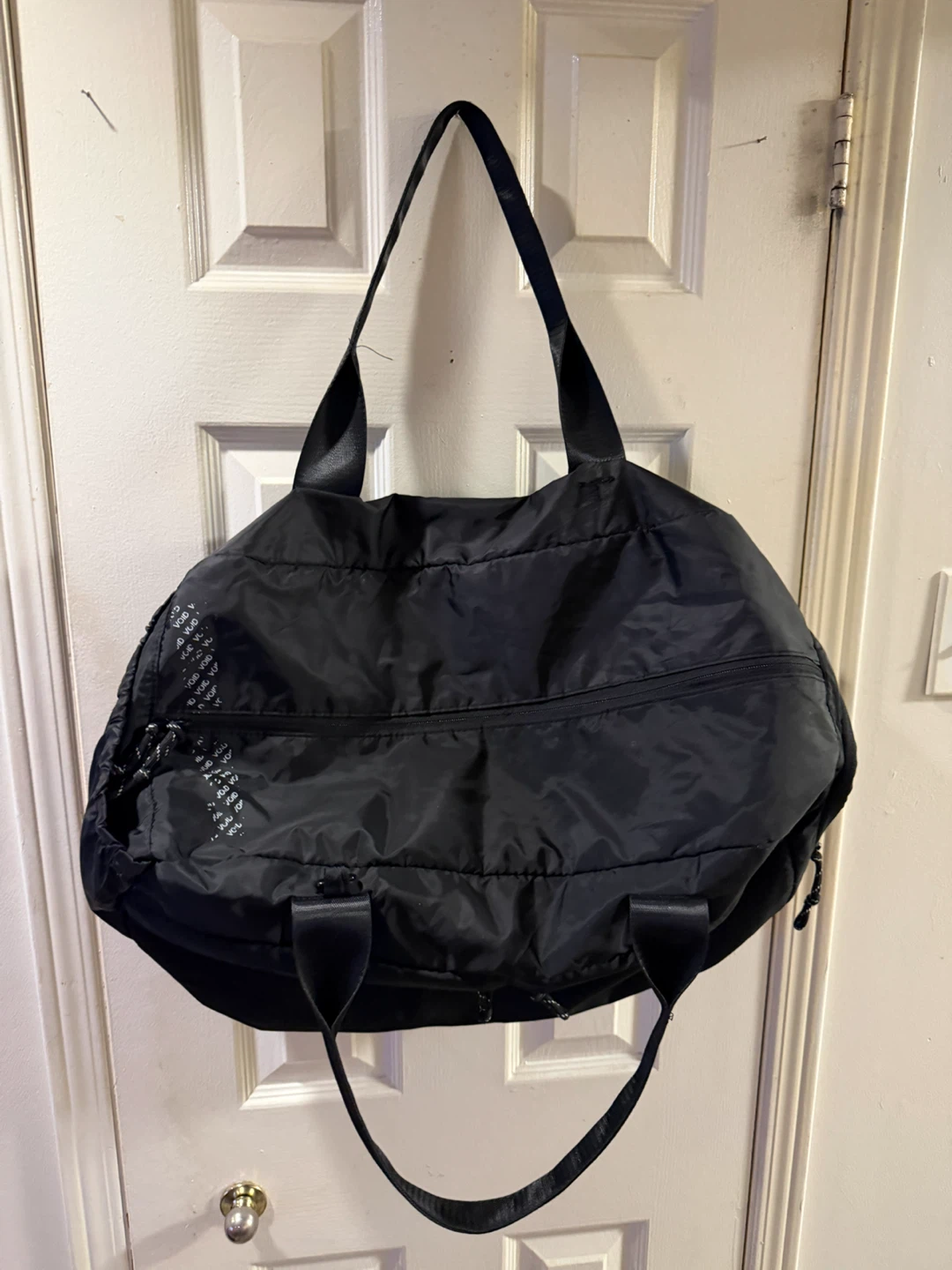 Athletic Works Black Duffel Bag