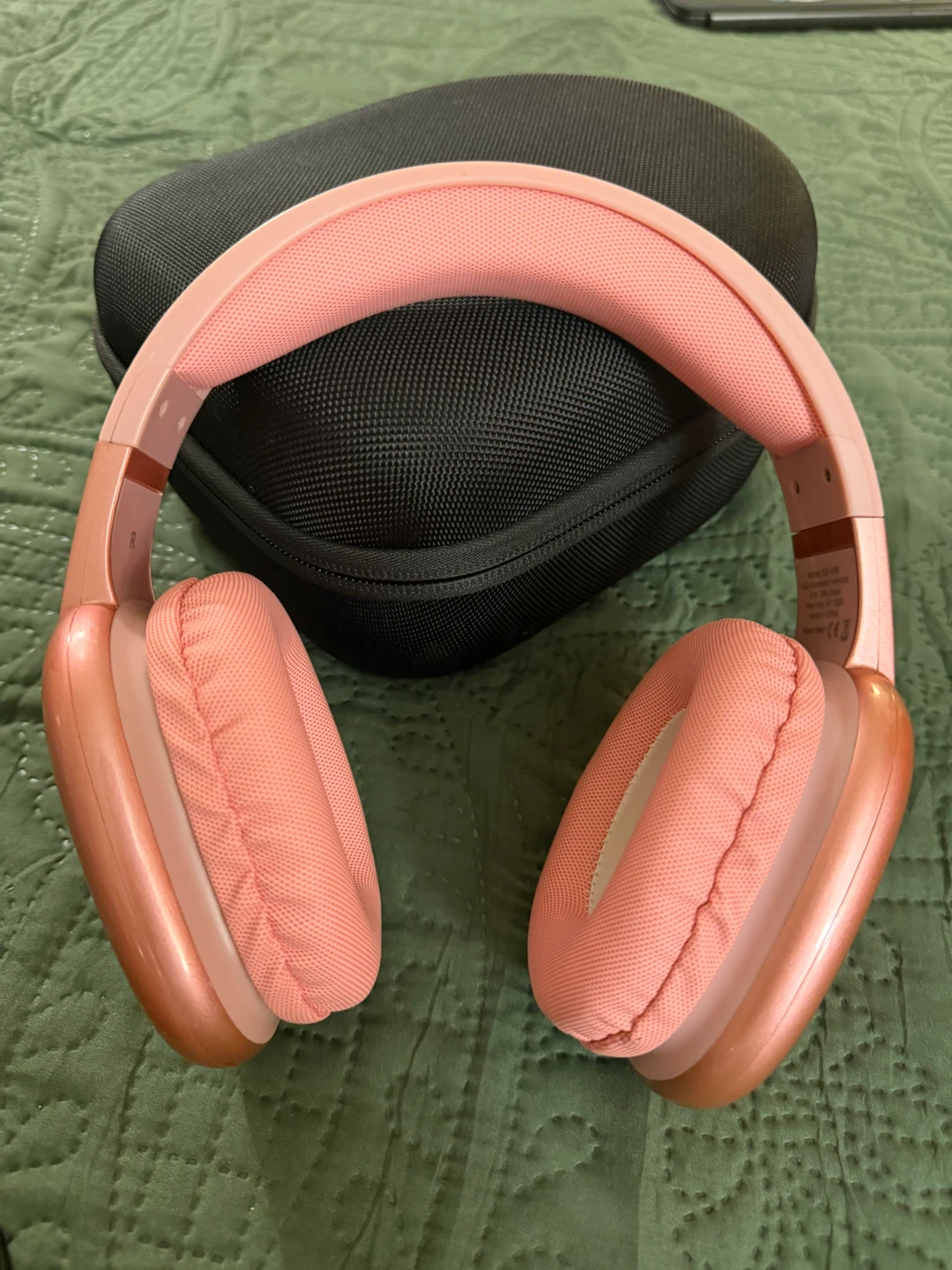 Pink Over-Ear Headphones with Case - photo 2