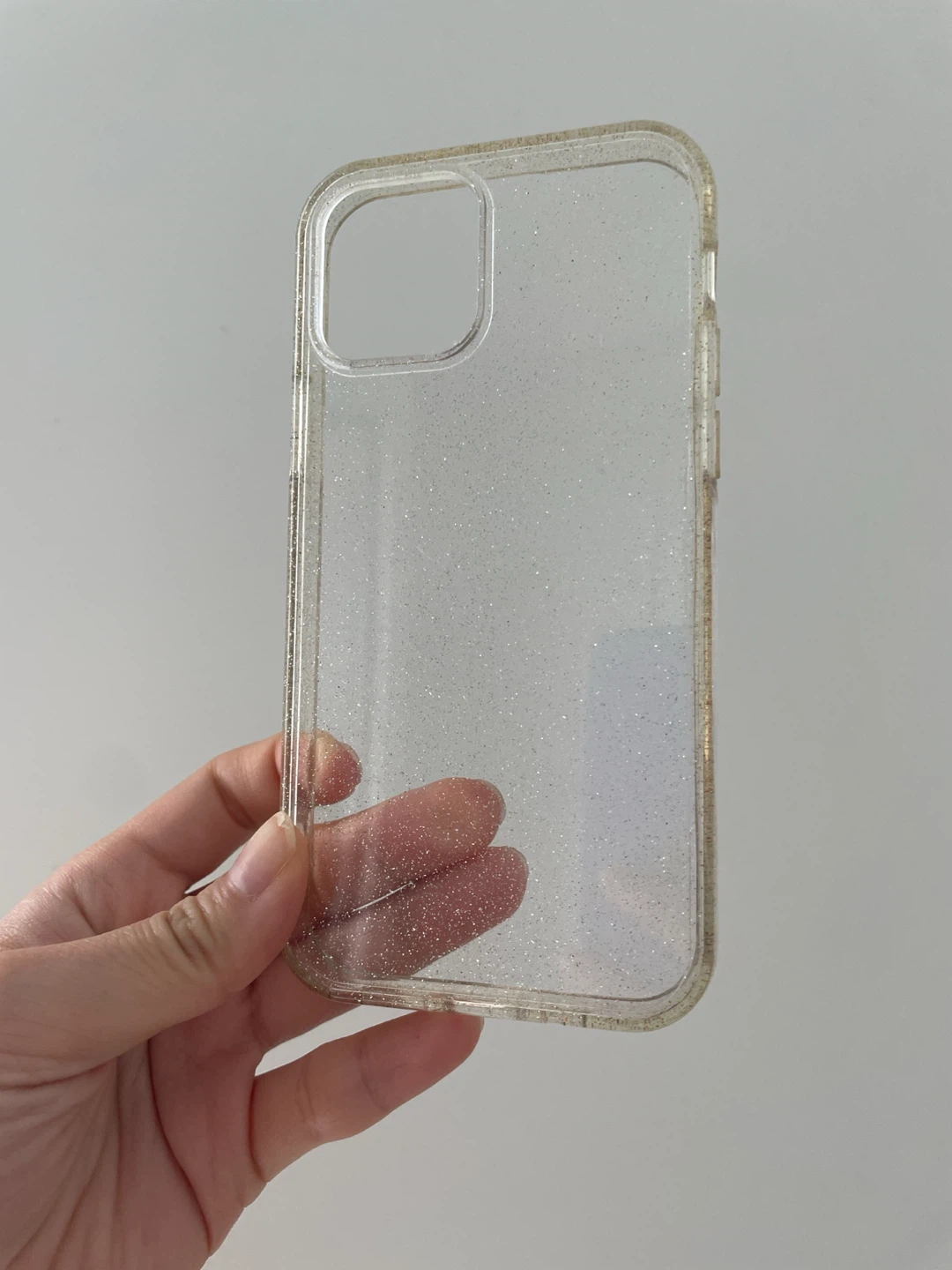 Clear Glitter Phone Case (iphone 12)