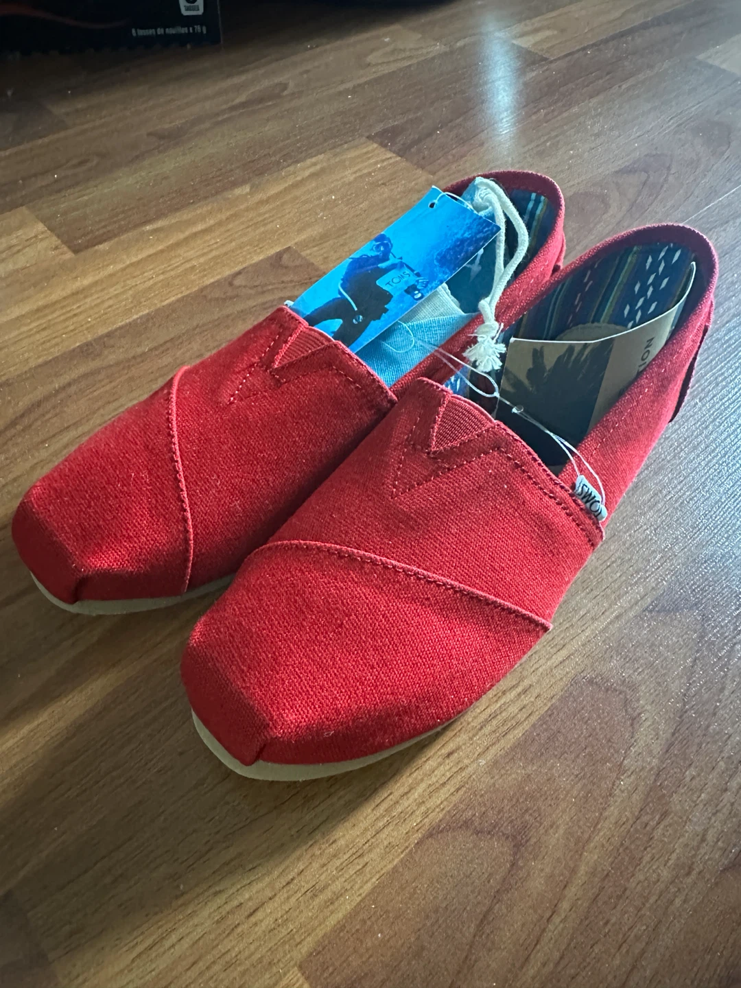 Red TOMS Shoes