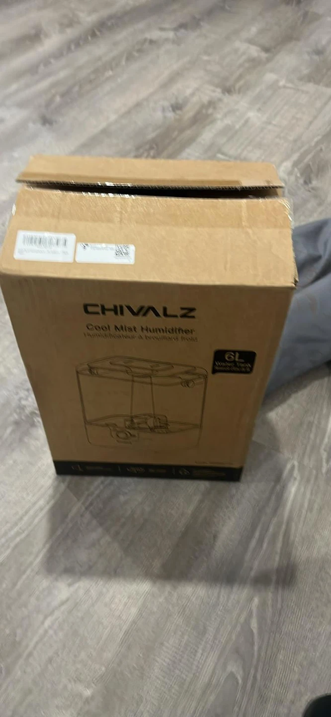 CHIVALZ Cool Mist Humidifier - 6L Tank