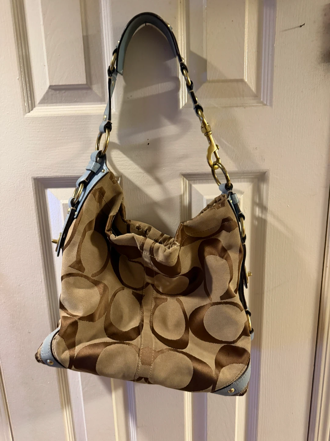 Coach Monogram Hobo Bag