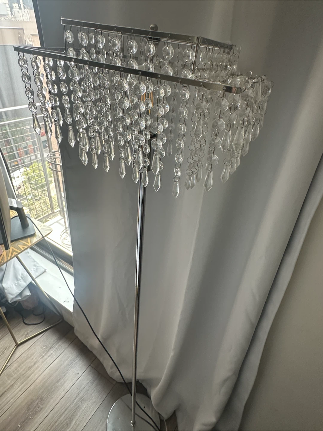 Crystal Chandelier Style Floor Lamp - photo 3