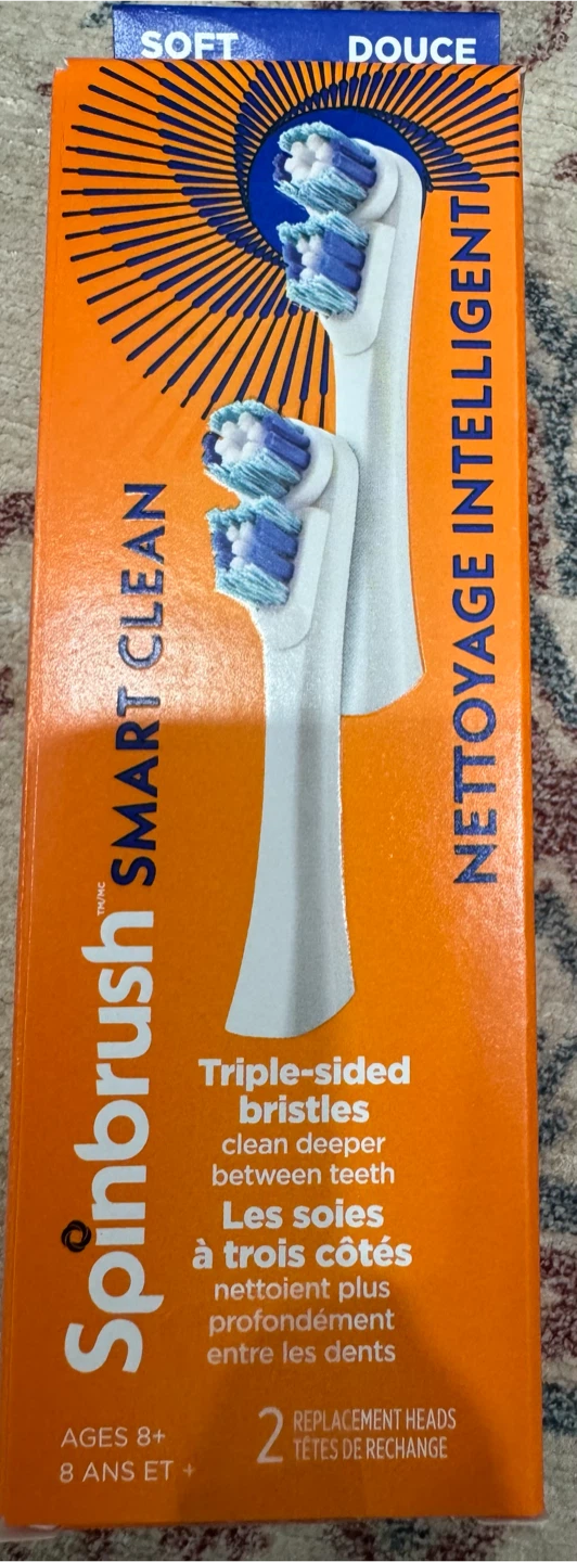 Spinbrush Smart Clean Replacement Heads (2 Pack)