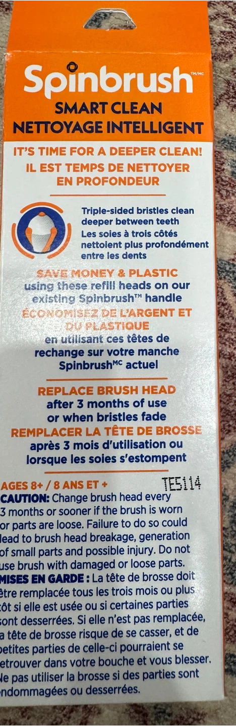 Spinbrush Smart Clean Replacement Heads (2 Pack) - photo 2
