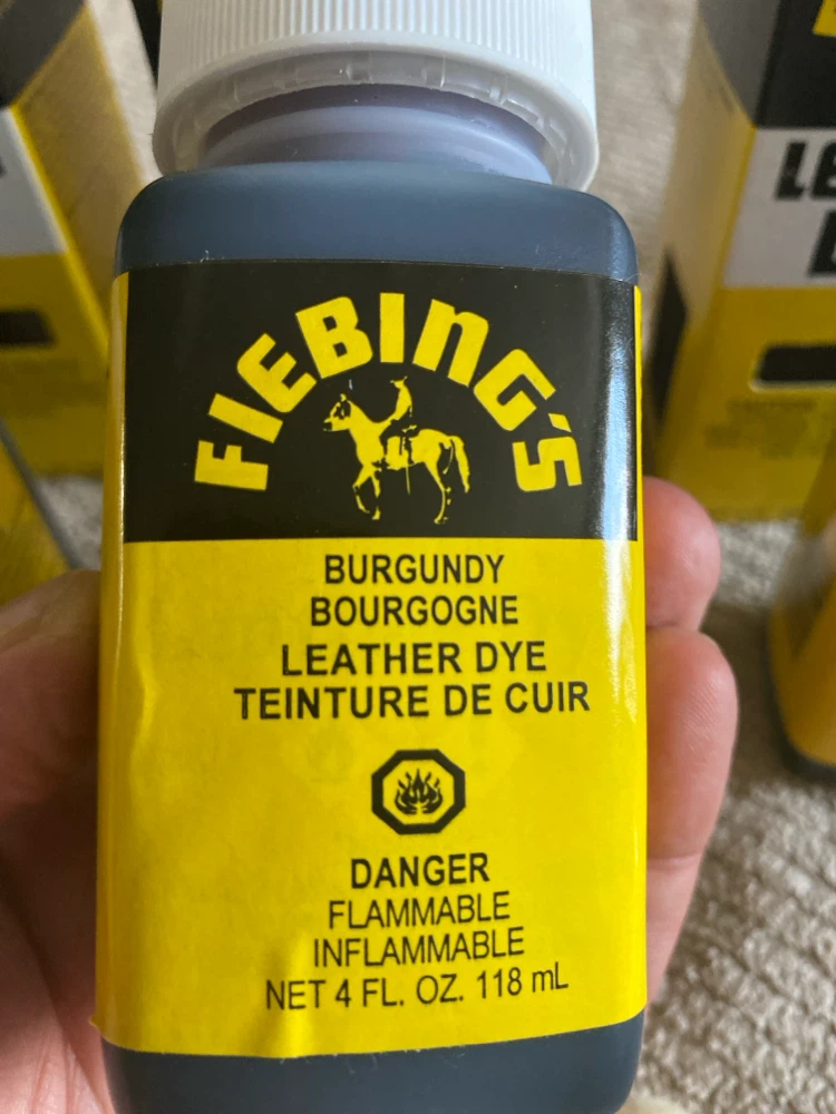 3 NEW Fiebing's Leather Dye - Light Brown & Burgundy - photo 4