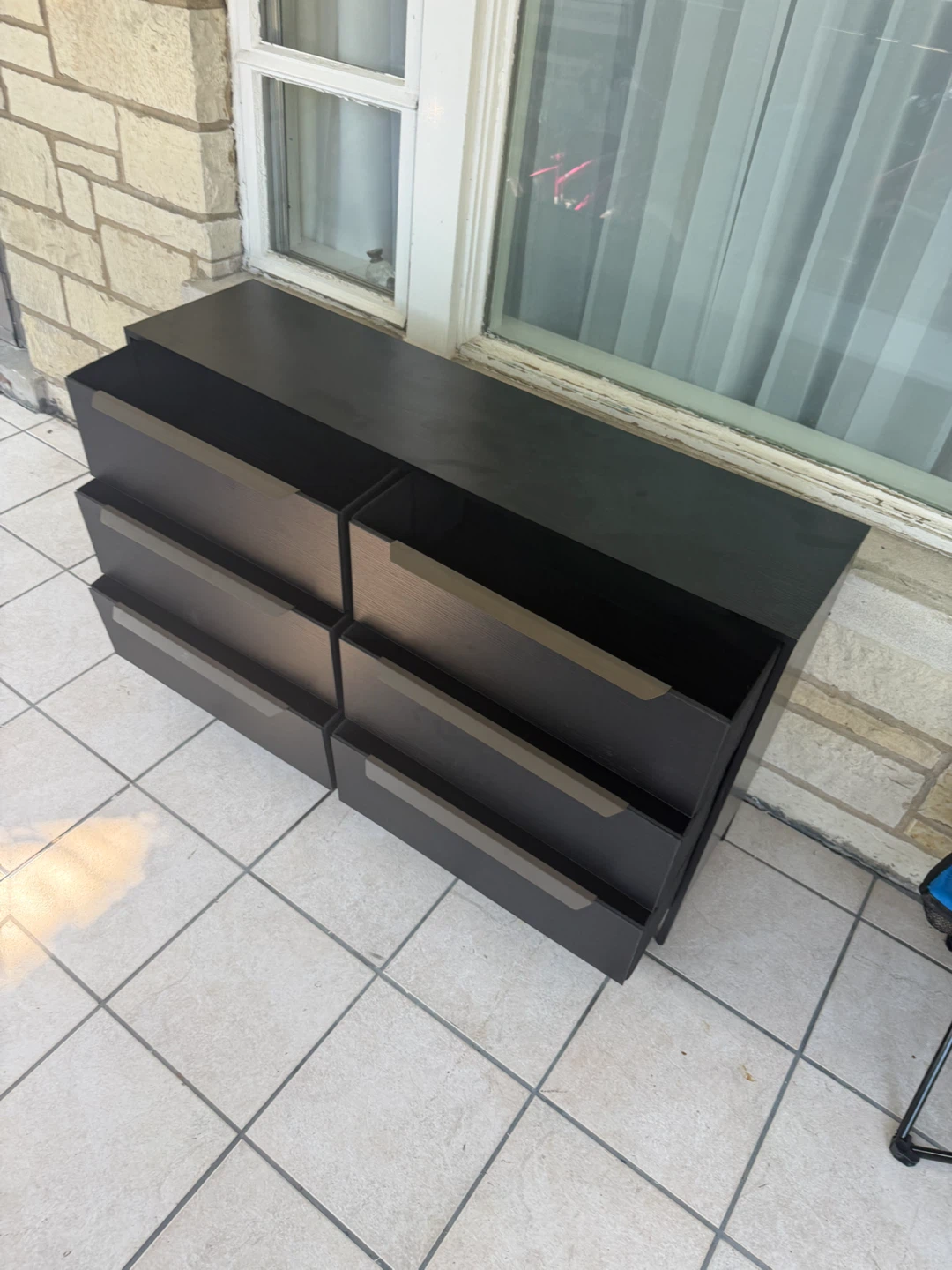 Black 6-Drawer Dresser - photo 5
