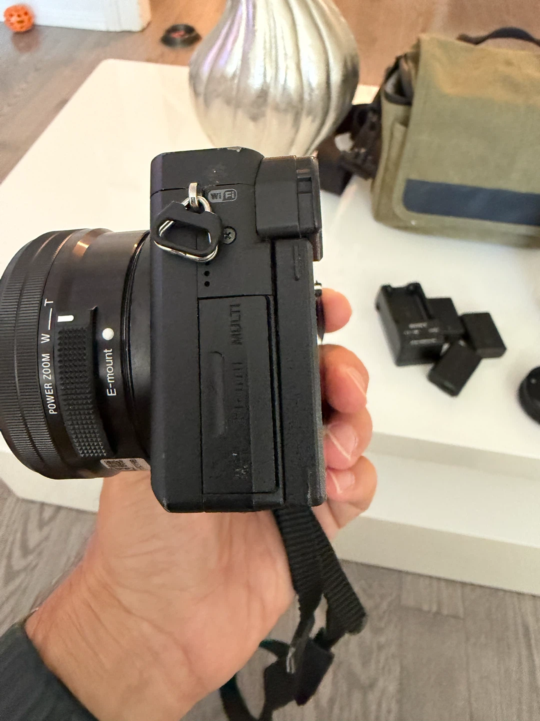 Sony Alpha a6400 Mirrorless Camera with 2 Lenses and Bag