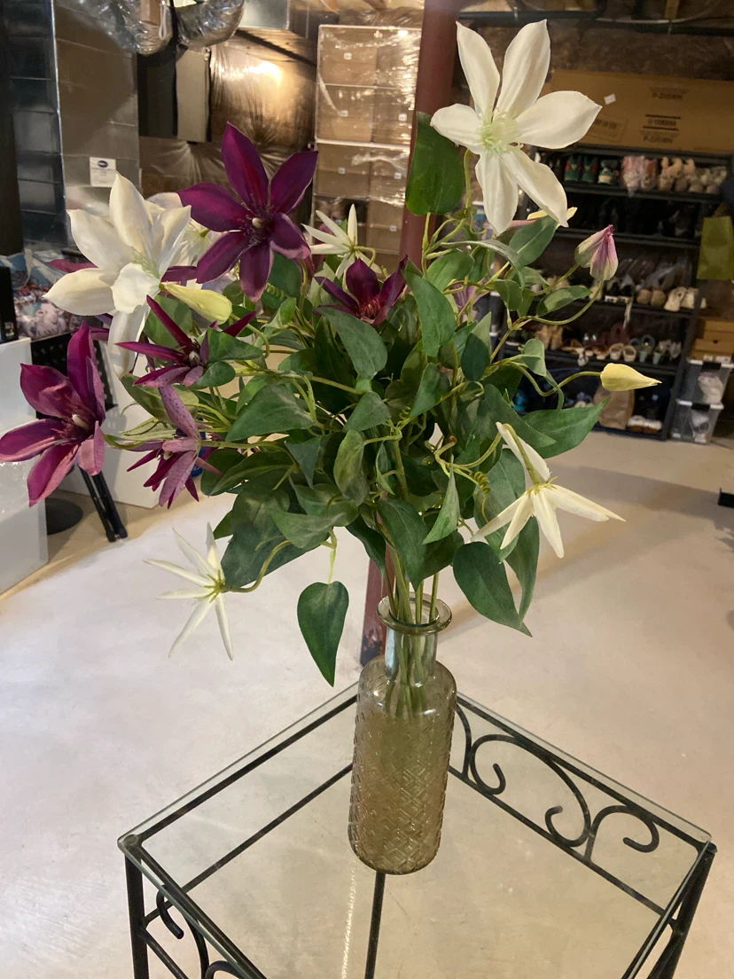 Artificial Flower Arrangement with Vase