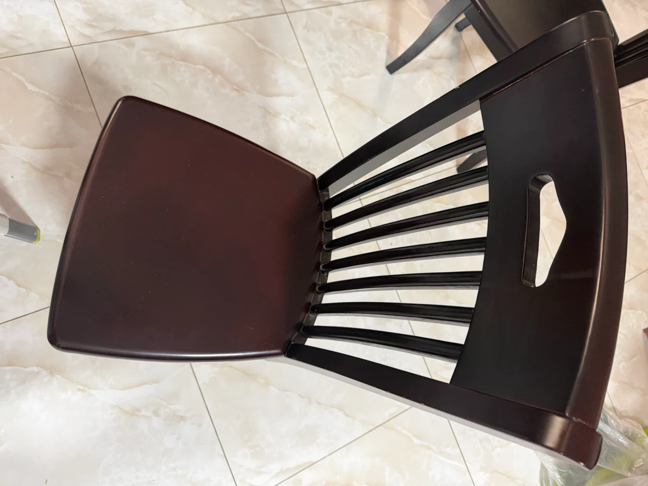 Dark Wood Dining Chair