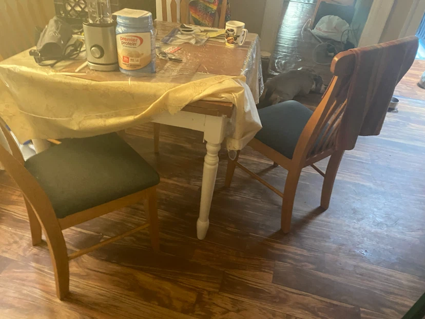 Wooden Dining Chairs with Upholstered Seat - photo 2