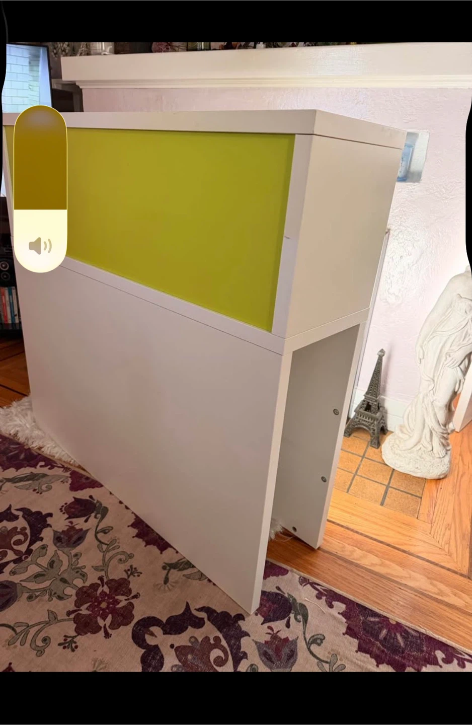 IKEA twin bed headboard with storage - photo 2