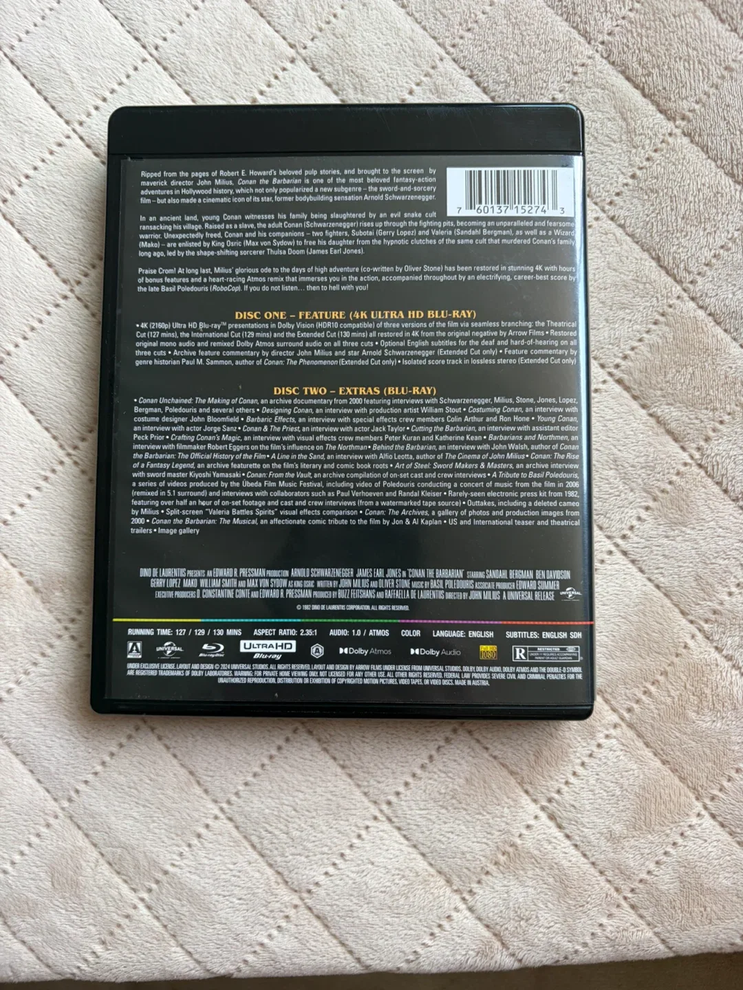 Conan the Barbarian 4K UHD Blu-ray - photo 2