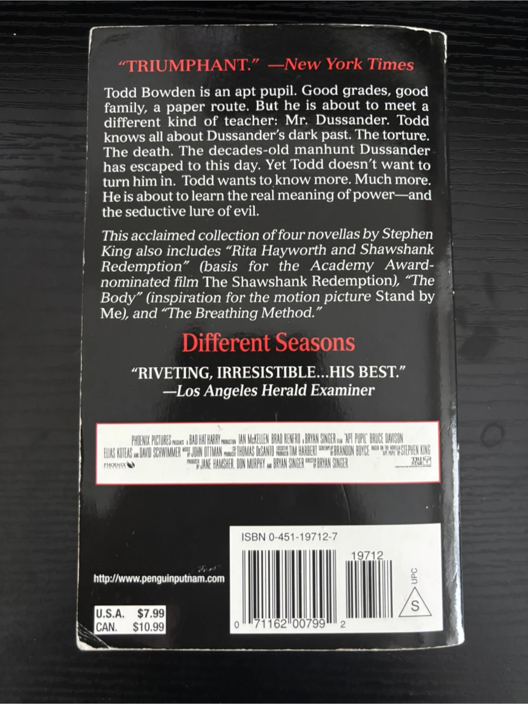 Apt Pupil: Different Seasons - Stephen King - photo 2