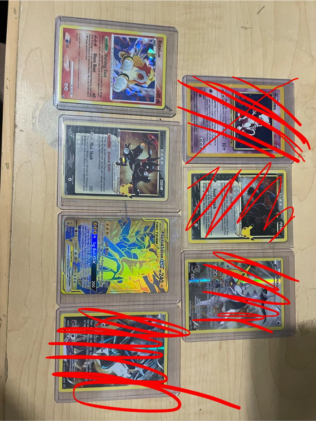 Lot of 7 gx, holo, and older pokemon card - photo 2