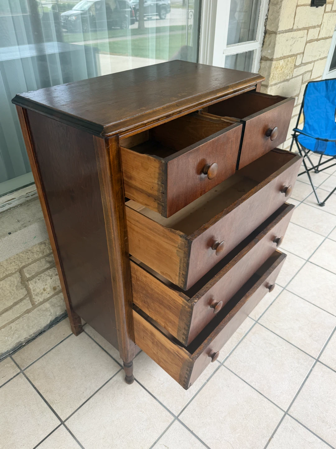Antique Wooden Dresser - photo 2